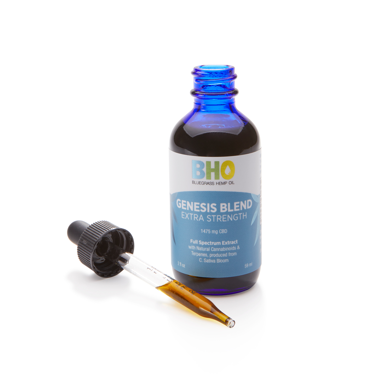 Bluegrass Hemp Oil Genesis Blend Extra Strength Extract 1475 mg