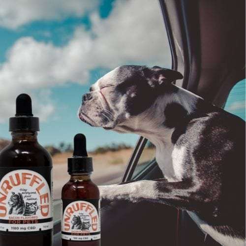 Unruffled CBD oil for pets Bacon flavor