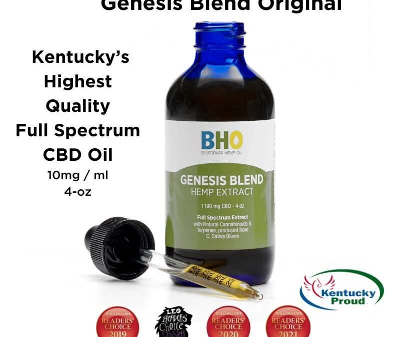 Original Genesis Blend Full Spectrum CBD Oil 4oz – Subscription