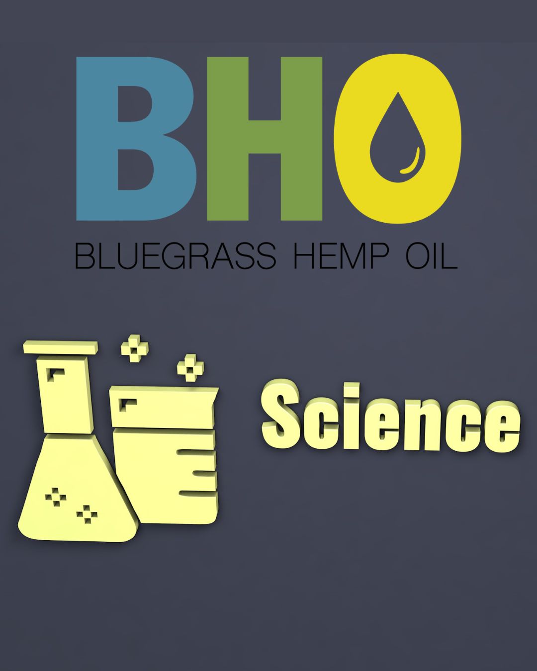 CBD Science with Bluegrass Hemp Oil logo